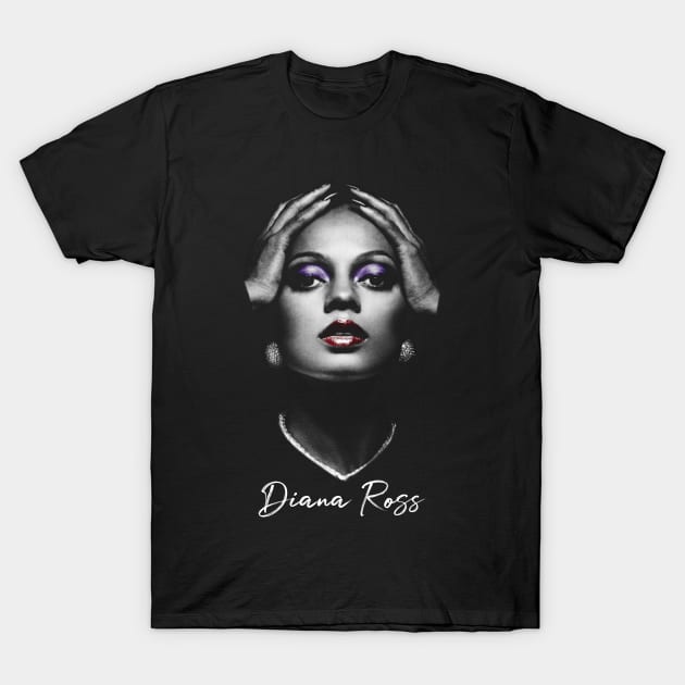 Diana Ross silhouette T-Shirt by BAJAJU